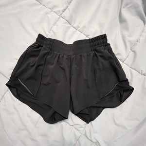 Lululemon Black Hotty Hot Shorts Size 6